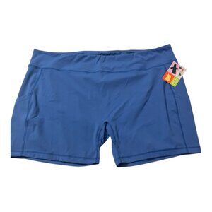 NWT Alder Apparel Performance Bike Shorts Blue 5X (28/30)